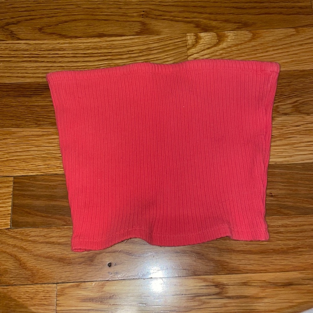 Urban Outfitters Coral Tube Top